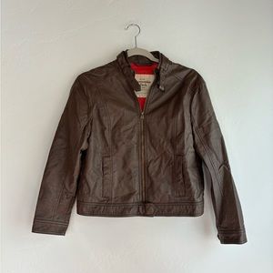 Abercrombie Leather Jacket